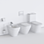 Ideal Standard Tonic II WC Collection: Close Coupled Toilet 3D model small image 3