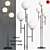 Comet 3-Light Floor Lamp 3D model small image 1