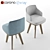 Elegant Agordo Chair-Vray & Corona 3D model small image 1