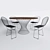 Signal: Stylish Table and Chair 3D model small image 1