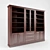  Modern Bookshelf with Laminate Body & MDF Front 3D model small image 2