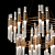 Luxurious Waterfall Chandelier for Elegant Ambiance 3D model small image 2