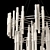 Luxurious Waterfall Chandelier for Elegant Ambiance 3D model small image 3