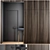 Stylish Closet Doors 3D model small image 1