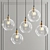 Glowing Firefly Pendant Light 3D model small image 1