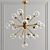 Elegant Henderson Chandelier 3D model small image 1