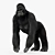 Detailed Gorilla Figurine - 3D Max, V-Ray 3D model small image 1