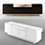 Bronson Wood Sideboard: Stunning Design with Marble Top 3D model small image 2