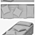BRIMNES Floating Shelf - Modern Storage Solution 3D model small image 3