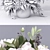 Elegant Peony Blossom Vase 3D model small image 2