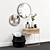 Elegant Mirror Set with Curbstone 3D model small image 1