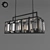 Modern Strip Pendant Light 3D model small image 1