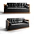 Turkish Leather Office Sofa - Hanedan 3D model small image 1