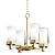 Elegant Manchester Chandelier: Eurofase 3D model small image 1