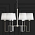 Elegant Maya Chandelier: Norwell Lighting 3D model small image 1