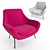 Noomi String Armchair | Modern Design 3D model small image 1