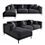 Contemporary Crawford Sofa: Stylish Comfort by Studio Copenhagen 3D model small image 1