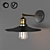 Elegant Newbury Wall Light: Height: 245 mm, Width: 260 mm, Length: 280 mm 3D model small image 1