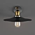 Elegant Newbury Wall Light: Height: 245 mm, Width: 260 mm, Length: 280 mm 3D model small image 2