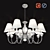 Crystal Lux Alma Pendant Chandelier 3D model small image 2