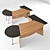 Laminated Luna Tables: Versatile & Stylish 3D model small image 1