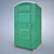 EcoLight Summer Cabin Toilet 3D model small image 1