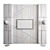 Stone & Mirror Wall Panel: Unique Decor for Your Space 3D model small image 2