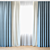 Elegant Drapes with Tulle 3D model small image 1