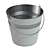 Metal Bucket for All Your Storage Needs 3D model small image 1