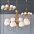 Elegant Melissa Chandelier 3D model small image 1