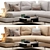 Ditre Italia Bijoux Sofa: Elegant and Versatile 3D model small image 2