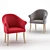Modern AK-1712 Chair: Stylish Design, Superior Comfort 3D model small image 1