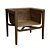 Modern Brasilia Armchair: Sleek Design & Premium Materials 3D model small image 1