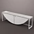 Luxury Marble Console Table: Equinox Elegance 3D model small image 3