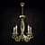 Elegant Schuller Lucena Chandelier 3D model small image 1