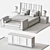 Nantes Bed: Luxurious and Elegant Sleep 3D model small image 3