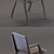 Sleek Altinox Nordic Chair 3D model small image 2