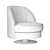 Glamorous Charlotte Swivel Armchair 3D model small image 3