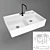 Luxury VILLEROY&BOCH Double Sink 3D model small image 1