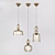 Title: Elegant Pendant Lighting Collection 3D model small image 1