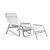 Toro Lounge Chair & Ottoman 3D model small image 3