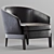 Molteni & C CHELSEA Fabric Armchair - Elegant and Comfortable 3D model small image 3