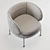 Elegant La Cividina SOAVE Lounge Chair 3D model small image 3