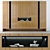 Modern Wooden Wardrobe 3D model small image 1