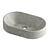 Concrete Elegance: Ellipse Sink 3D model small image 1