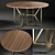 Hayes Acacia Dining Table: Realistic 3D Model 3D model small image 1