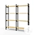 Industrial Pipe Shelf: Stylish and Functional 3D model small image 2