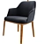 Elegant Poliform Sophia Armchair Set 3D model small image 2