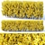 Forsythia Hedge - 120 cm 3D model small image 1