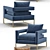 Bevin Velvet Accent Chair: Elegant and Luxurious 3D model small image 2